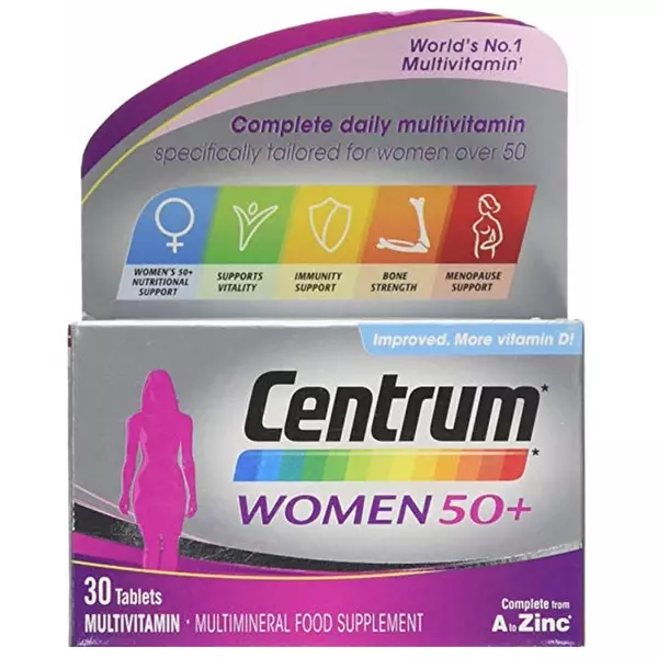 Centrum Silver Women +50 Años 30 Tabletas