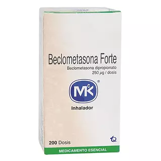 Beclometasona Forte Inhalador 250 Mcg