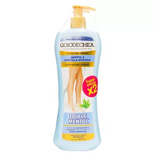 Promoción 2 Goicoechea Crema Pierna Menta