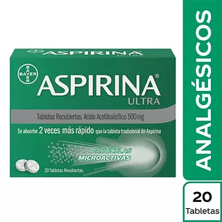 Aspirina Ultra 500 Mg