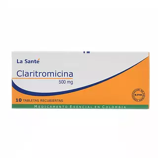 Claritromicina 500 Mg