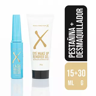 Pestañina Lash Maker Negra + Desmaquillador