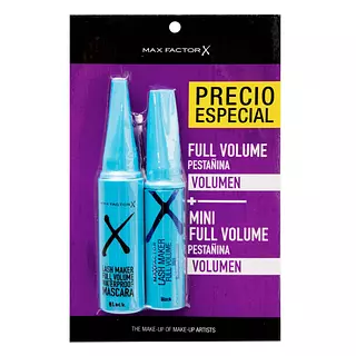 Pestañina Lash Maker Full Volumen + Pestañina Mini Full Volumen