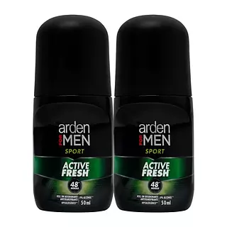 2 Desodorante Arden For Men Rollon Sport