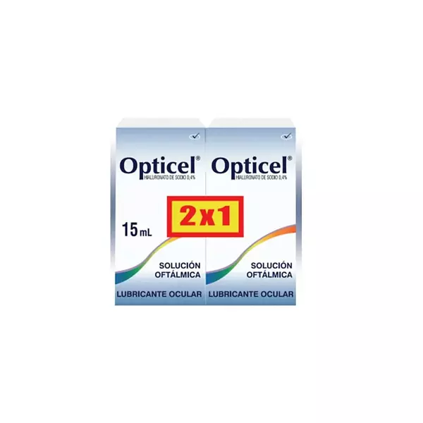 2 Opticel Solución Oftalmica 15 Ml Precio Especial