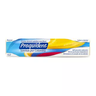 Crema Dental Proquident Sonrisas Por Colombia