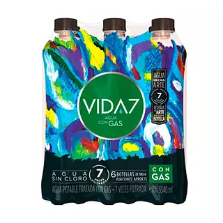 Agua Con Gas Vida 7