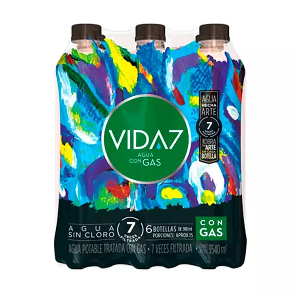 Agua Con Gas Vida 7