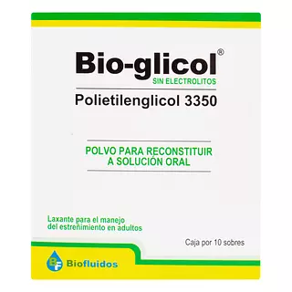 Bio Glicol Sin Electrolitros Adulto Polvo