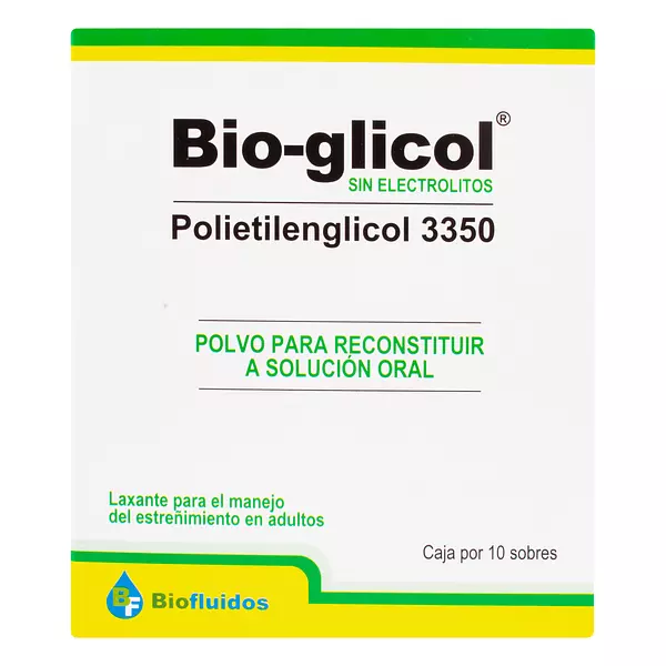 Bio Glicol Sin Electrolitros Adulto Polvo
