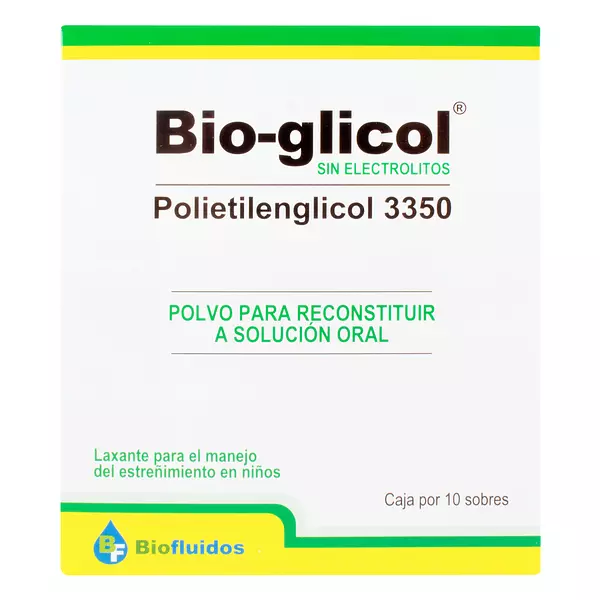 Bio Glicol Sin Electrolitos Niños Polvo