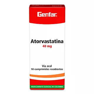 Atorvastatina 40 Mg