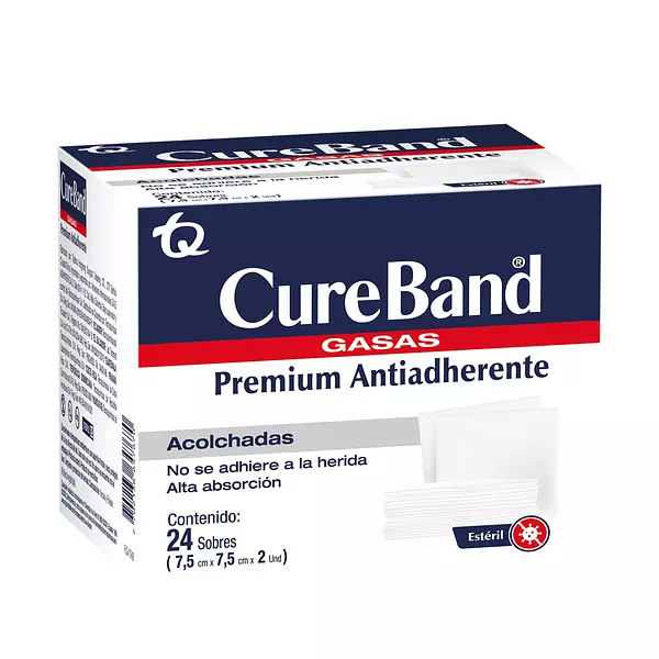 Gasa Cure Band Esteril 7.5 X 7.5 Cm