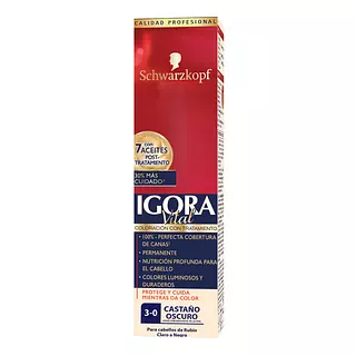 Tinte Igora Vital 3-0 Castano Oscuro