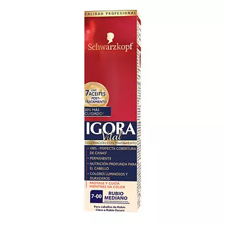 Tinte Igora Vital 7-00 Rubio Mediano
