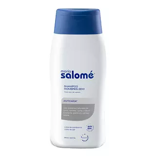 Champu Hombre Maria Salome 2 En 1 Prevencion Caida Sin Sal