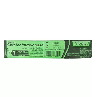 Catéter Alfa Intravenoso 18 Gr X 1 1/4 32 Mm