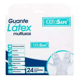 Guante Examen Alfa Latex Talla S