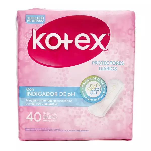 Protectores Diarios Kotex Indicador Ph