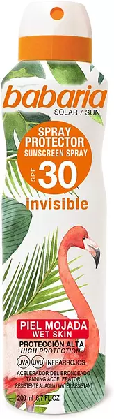 Protector Solar Babaria Bruma Tropical Piel Mojada Spf 30