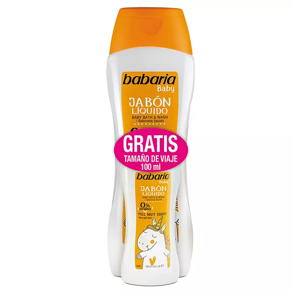 Jabon Liquido Babaria Baby 500ml + 100ml