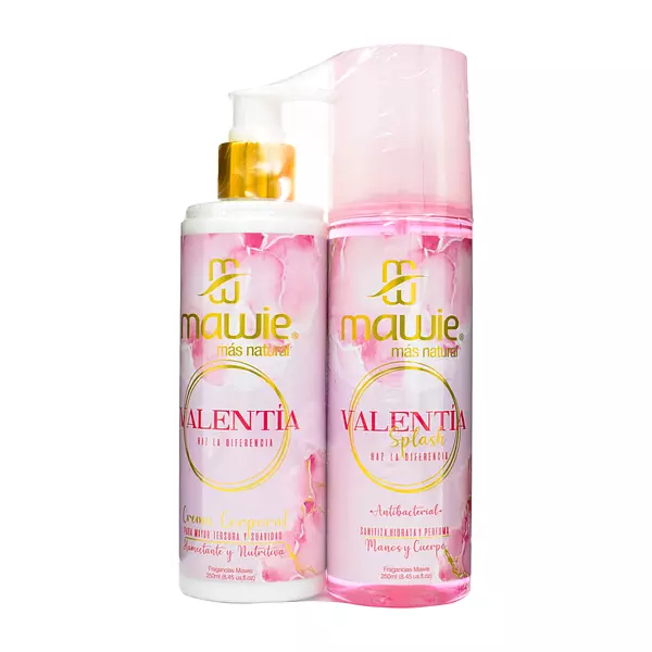 Crema Mawie Valentia 250 Ml + Splash Valentia 250 Ml