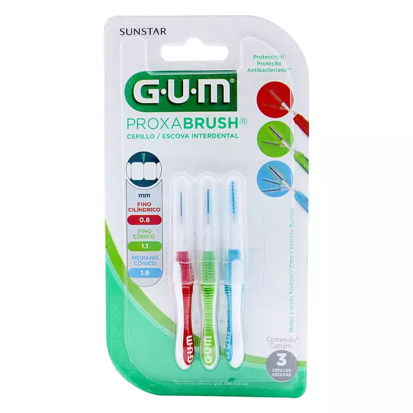Cepillo Interdental Manual 0.8 Mm - 1.1 Mm - 1.6 Mm
