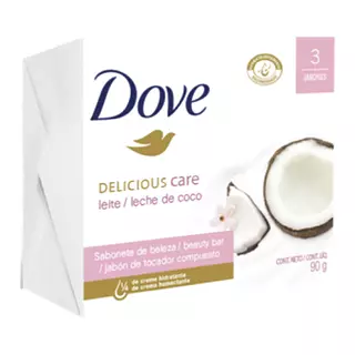 Jabon Dove Leche De Coco 90 Gr