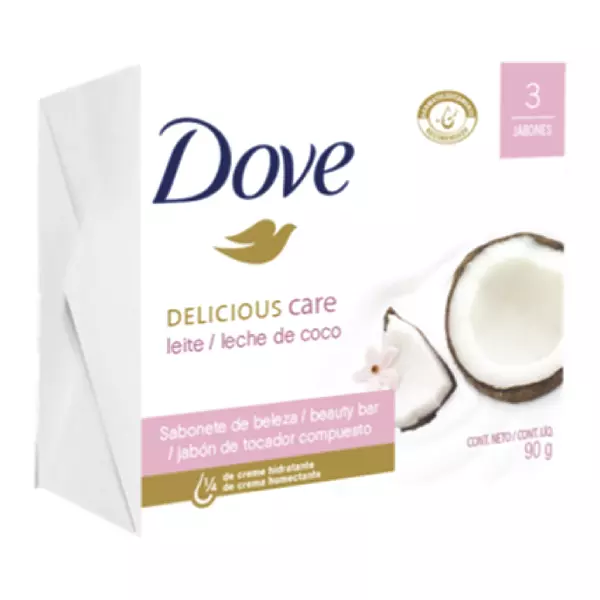 Jabon Dove Leche De Coco 90 Gr