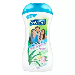 Champu Savital Anticaspa Extracto De Te Verde Seda Liquida