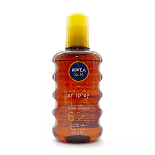 Bronceador Nivea Sun Aceite Spray Fps 6