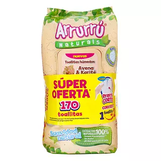 Toallitas Arrurru Avena Pack Oferta