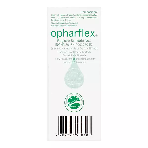 Opharflex Solución Oftálmica 3.5 Mg