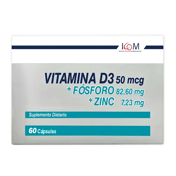 Vitamina D3 Fosforo Y Zinc