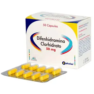 Difenhidramina 50 Mg
