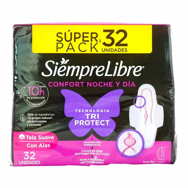 Toalla Siempre Libre Noche Y Dia