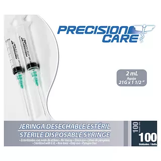 Jeringa 3p 2 Ml 21 X 1.1/2