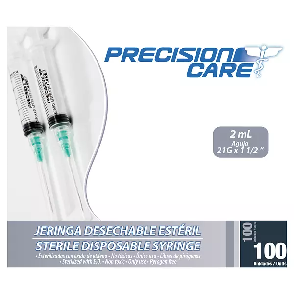 Jeringa 3p 2 Ml 21 X 1.1/2