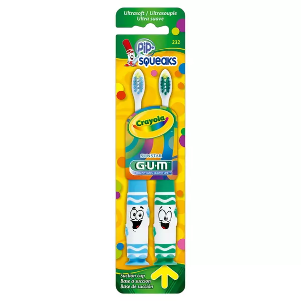 2 Cepillo Crayola Pip Squeaks