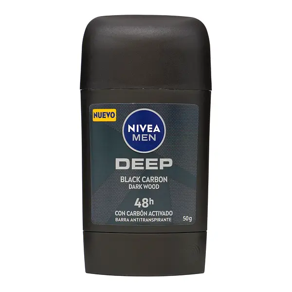 Desodorante Nivea Barra Deep Black Carbon