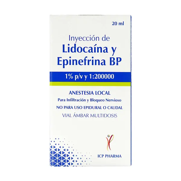 Lidocaina Y Epinefrina 1%