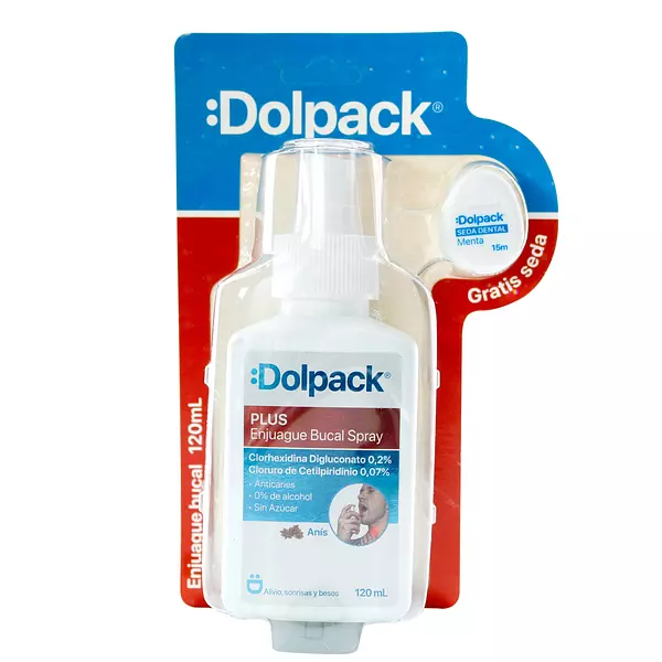 Enjuague Bucal Clorhexidina Dolpack 0.2% Spray