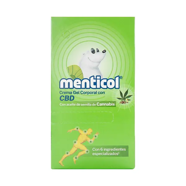 Crema Gel Corporal Menticol Cannabis