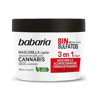 Mascarilla Babaria Capilar Cannnabis