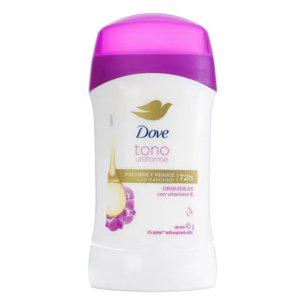 Desodorante Dove Barra Tono Uniforme Orquidea