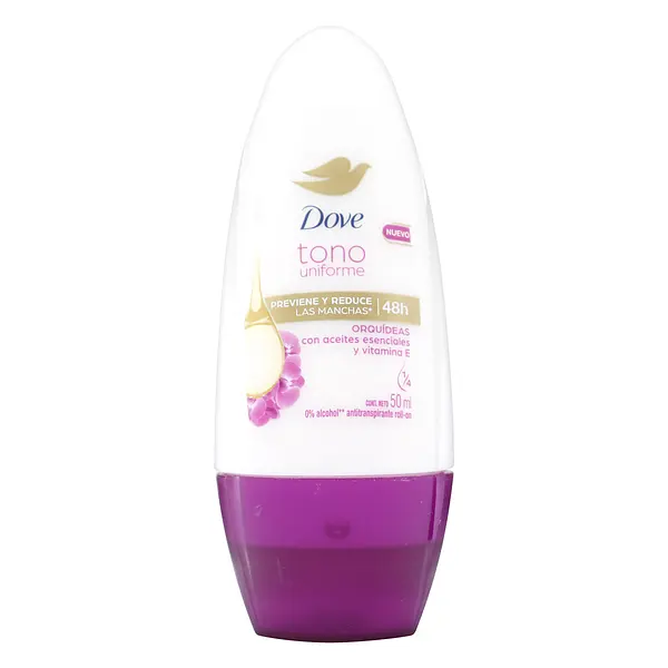 Desodorante Dove Rollon Tono Uniforme Orquideas Mujer