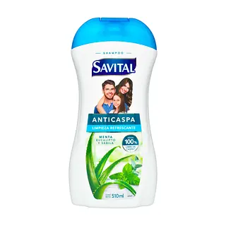 Champu Savital Anticaspa Menta Eucalipto