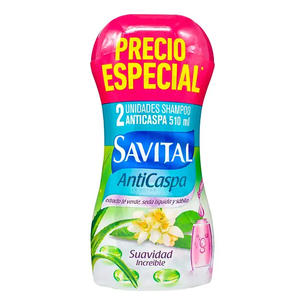 Champu Savital Anticaspa Te Y Seda