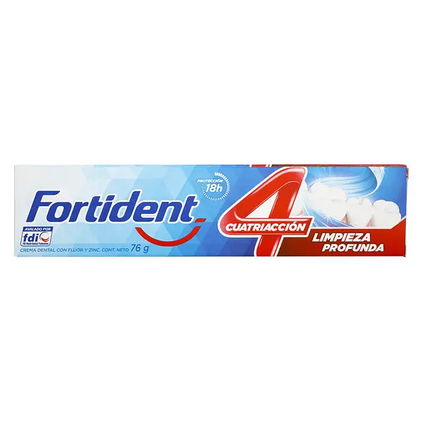 Crema Dental Fortident Limpieza Profunda