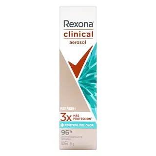 Desodorante Rexona Clinical Mujer Aerosol Refresh